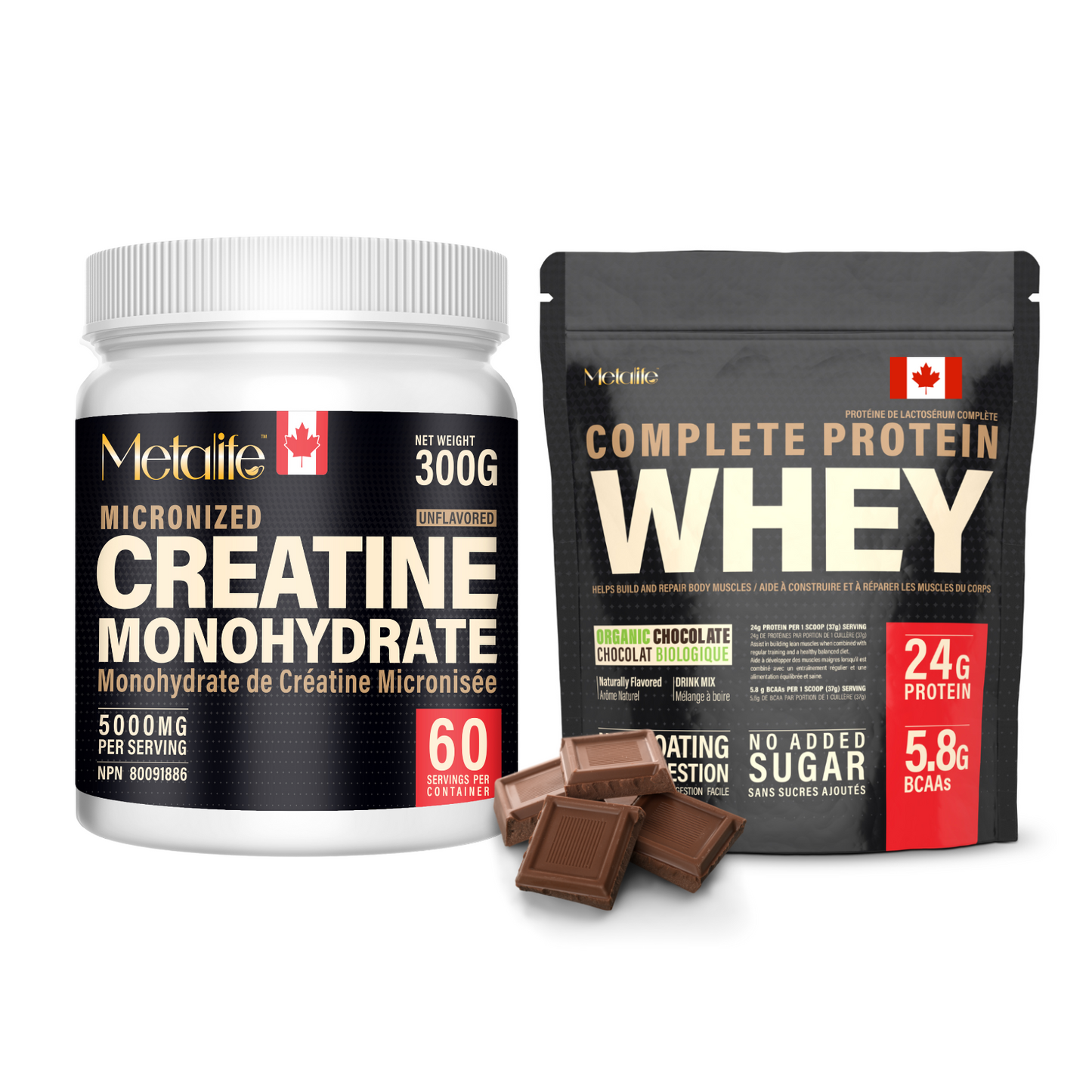 2x Whey Protein Powder & Creatine