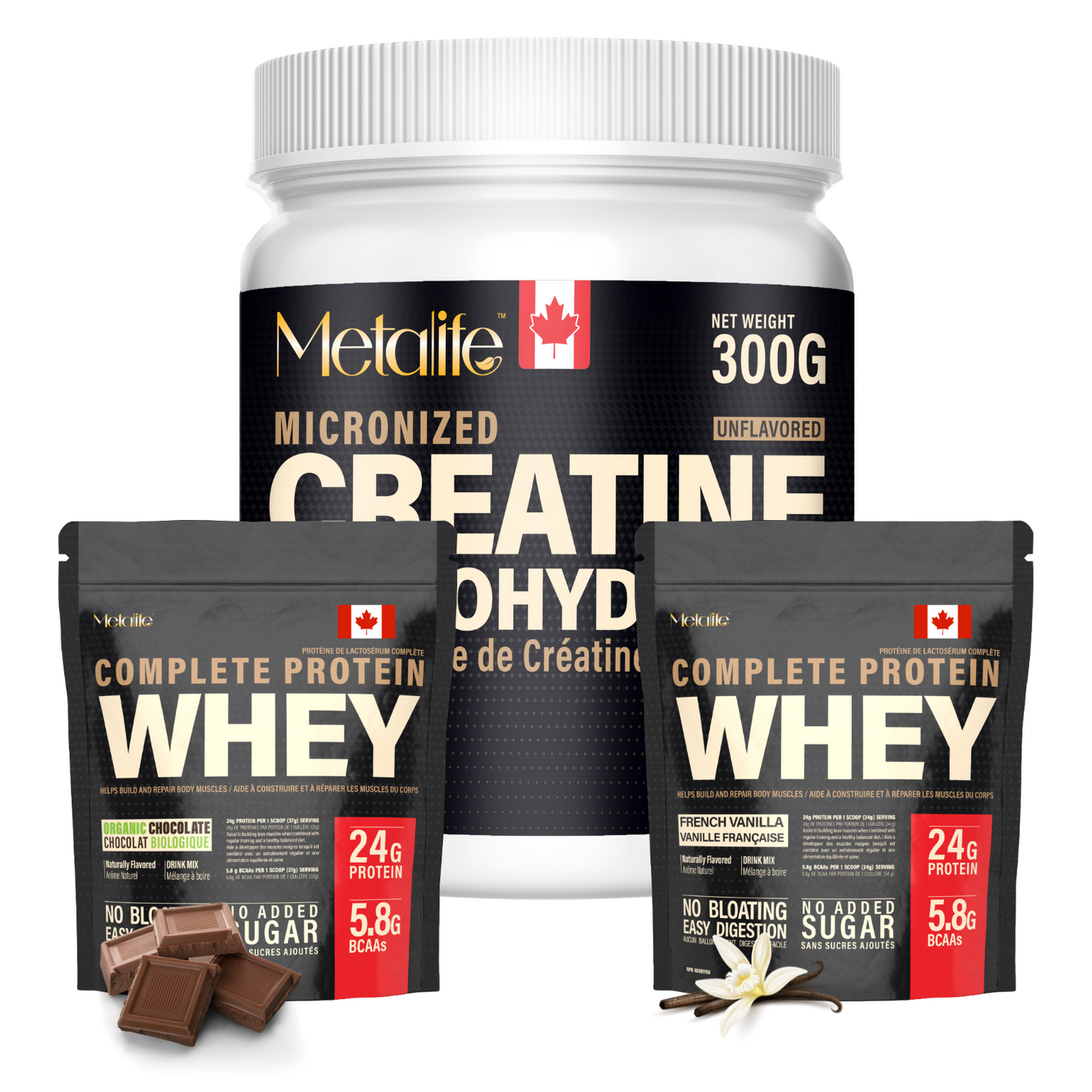 3x Whey Protein Powder & Creatine