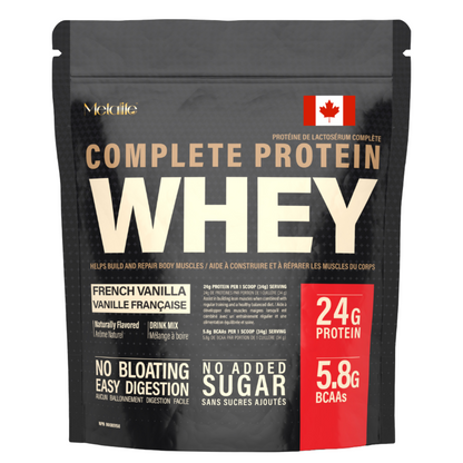 MetaLife Complete Whey Protein Powder– French Vanilla