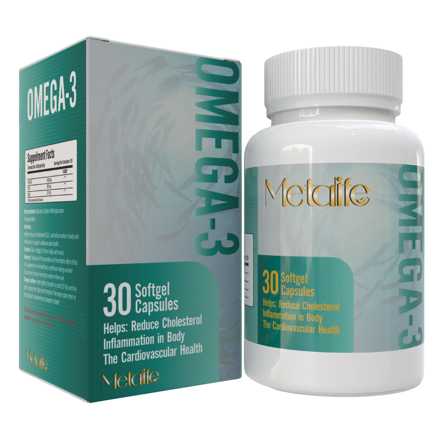 Omega 3 (30 Softgel Capsules)