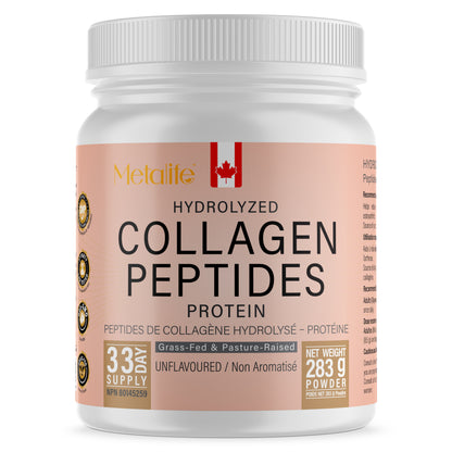 Hydrolyzed Bovine Collagen Powder, 10 oz, 33 Servings