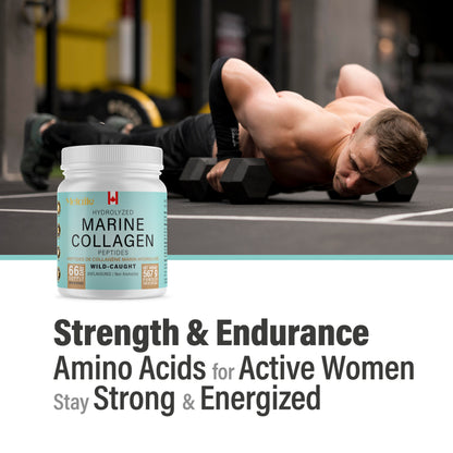 Hydrolyzed Marine Collagen Powder | 20 oz, 66 Servings
