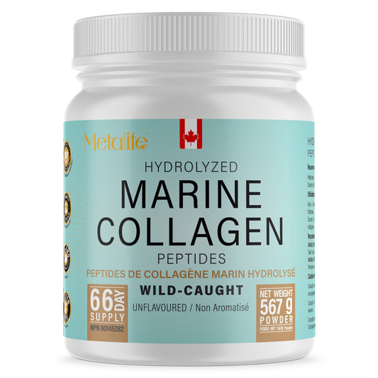 Hydrolyzed Marine Collagen Powder | 20 oz, 66 Servings