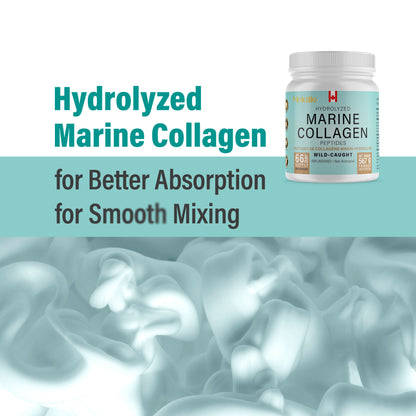 Hydrolyzed Marine Collagen Powder | 20 oz, 66 Servings