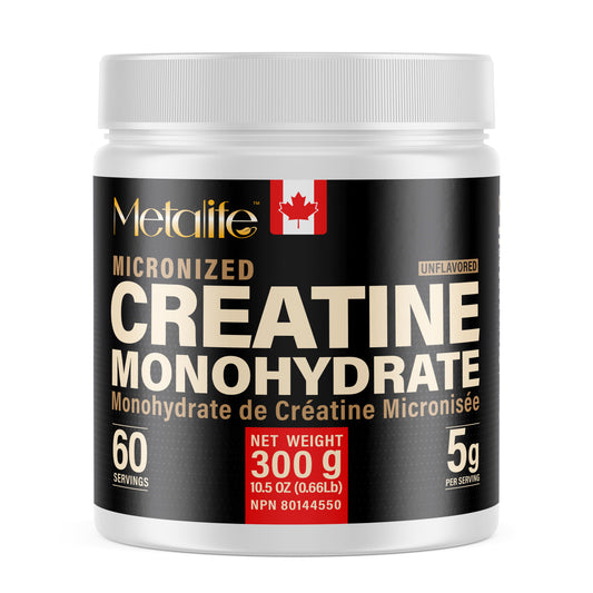 MetaLife 100% Pure Creatine Monohydrate - 60 Servings (300 g)