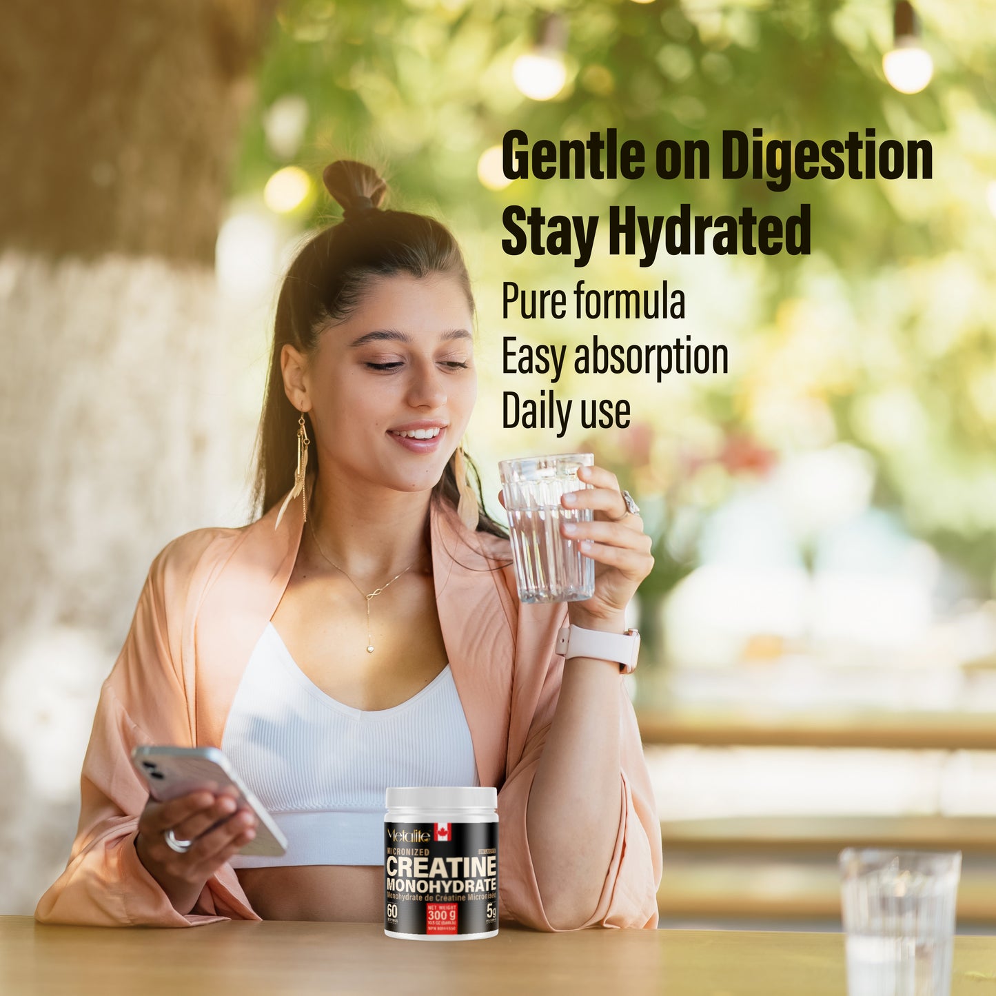 MetaLife 100% Pure Creatine Monohydrate - 60 Servings (300 g)