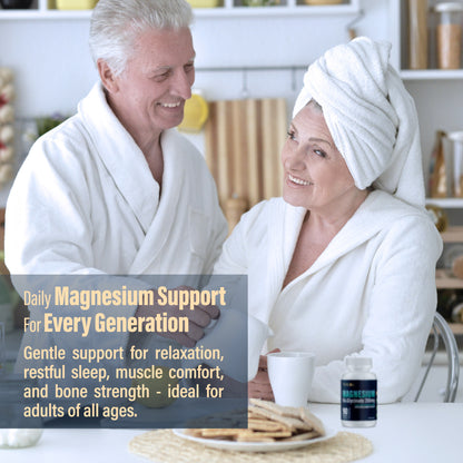 Magnesium Bis-Glycinate 200 mg - 90 Vegetarian Capsules