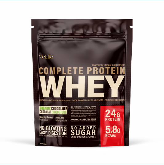 MetaLife Complete Whey Protein Powder – Organic Chocolate